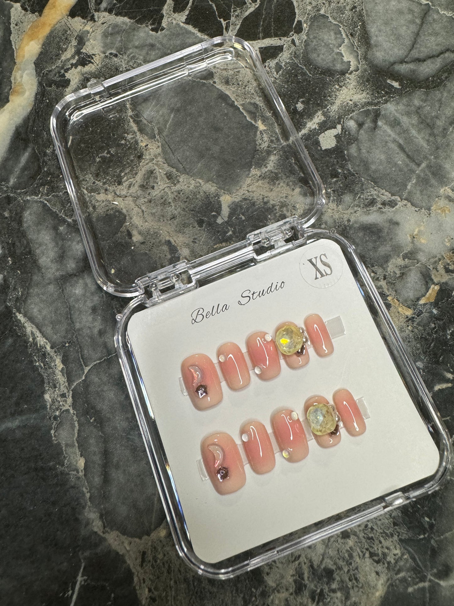 粉色星空方圆短款(41)