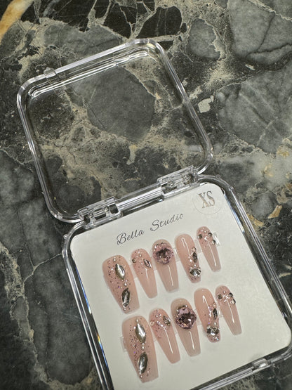 粉色堆钻中T(59)